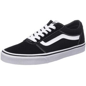 Vans Men's Black and White Sneakers